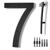Números para casa IVERRA 20 cm preto em ABS flutuante para exterior Números para casa IVERRA 20 cm preto em ABS flutuante para exterior