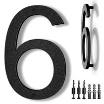 Números para Casa IVERRA 8" Preto Flutuante em Plástico ABS Números para Casa IVERRA 8" Preto Flutuante em Plástico ABS