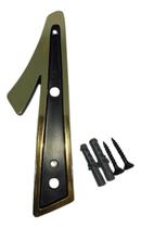 Números Residenciais 0 A 9 Colonial Preto E Dourado e Letras A B C Números Residenciais 0 A 9 Colonial Preto E Dourado e Letras A B C