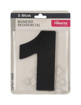 Números Residenciais - Atlas - PR3000/1 - Unitário Números Residenciais - Atlas - PR3000/1 - Unitário