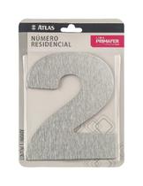 Números Residenciais - Atlas - PR3001/2 - Unitário Números Residenciais - Atlas - PR3001/2 - Unitário