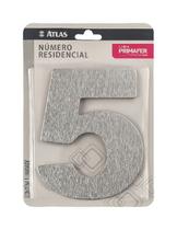 Números Residenciais - Atlas - PR3001/5 - Unitário Números Residenciais - Atlas - PR3001/5 - Unitário