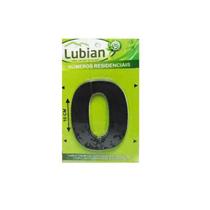 Números Residenciais Em Abs 10cm 3d Caixa Alta -preto