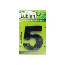 Números Residenciais Em Abs 10cm 3d Caixa Alta -preto