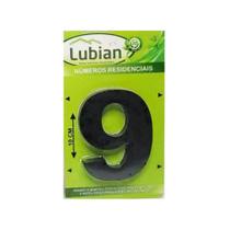 Números Residenciais Em Abs 10cm 3d Caixa Alta -preto