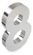 Números Residenciais Em Aço Inox 45cm 3d Caixa Alta Números Residenciais Em Aço Inox 45cm 3d Caixa Alta