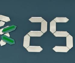 Números Residenciais Espelho Luxo 0 À 9 Espelho Vidro Números Residenciais Espelho Luxo 0 À 9 Espelho Vidro