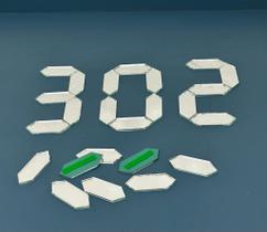 Números Residenciais Espelho Luxo 0 À 9 Espelho Vidro Números Residenciais Espelho Luxo 0 À 9 Espelho Vidro