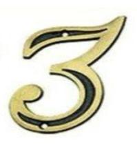 Números Residenciais Para Casas N 03 - Emavi Números Residenciais Para Casas N 03 - Emavi