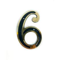 Números Residenciais Pvc Para Casas E Apartamentos N 6 - Emavi - emavi