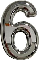 Números Residencial PVC Espelhado 15 Cm Resistente Elegante