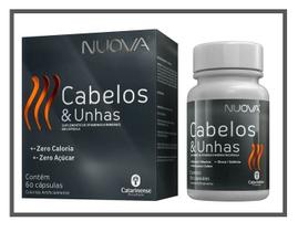 Nuova Cabelos E Unhas 60 Cápsulas - Catarinense - Catarinense Pharma