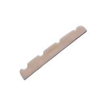 Nut Baixo 4 Cordas 38Mm X 3.1Mm Estreito Flat Plástico Bege