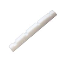 Nut Baixo 4 Cordas 43mm x 3.5mm Estreito Flat ABS Branco Nut Baixo 4 Cordas 43mm x 3.5mm Estreito Flat ABS Branco