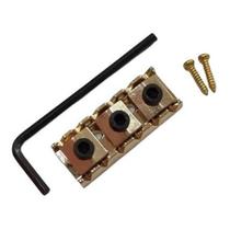 Nut Guitarra Com Trava Floyd Rose Dourada 43Mm X 15,5Mm Nut Guitarra Com Trava Floyd Rose Dourada 43Mm X 15,5Mm