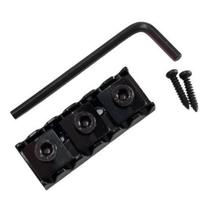 Nut Guitarra Com Trava Floyd Rose Preta 42mm X 15,5mm Ronsani