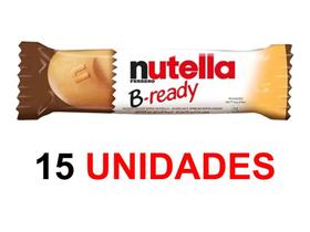 Nutella B-Ready Biscoito Wafer Recheado 22g Caixa C/15unid. Nutella B-Ready Biscoito Wafer Recheado 22g Caixa C/15unid.