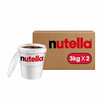 Nutella Creme De Avelã Kit Com 2 Baldes 3kg Cada Nutella