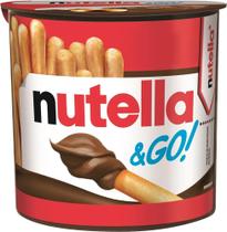 Nutella Go Creme De Avelãs E Biscoito Palito Importado