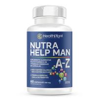 Nutra Help Man A-Z 60 Cápsulas 500mg - HealthPlant - Multivitamínico de Vitaminas e Minerais
