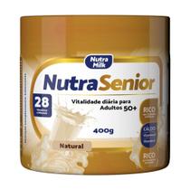 Nutra Senior Adulto 50+ Complemento Alimentar 400g - 28 Vitaminas e Minerais - NutraMilk