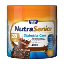 Nutra Senior Adulto 50+ Diabetics Care Complemento Alimen 400g - 28 Vitaminas e Minerais - NutraMilk