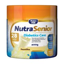 Nutra Senior Adulto 50+ Diabetics Care Complemento Alimen 400g - 28 Vitaminas e Minerais - NutraMilk