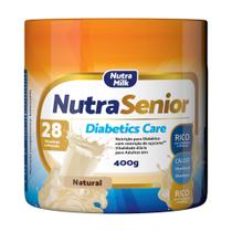 Nutra Senior Adulto 50+ Diabetics Care Complemento Alimentar 400g - 28 Vitaminas e Minerais - NutraMilk