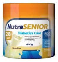 Nutra Senior Diabetics Care Adulto 50 Mais Sabor Baunilha 400g 28 Vitaminas e Minerais