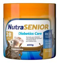 Nutra Senior DIabetics Care Adulto 50 Mais Sabor Capuccino Pote 400g 28 Vitaminas e Minerais