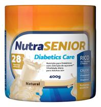 Nutra Senior DIabetics Care Adulto 50 Mais Sabor Natural Pote 400g 28 Vitaminas e Minerais
