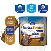 Nutra Senior Premium 50+ Formula Zero Lactose e Zero Açúcar - Completo com 28 Vitaminas e Minerais