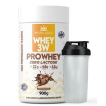 Nutra Whey Pro 3w Chocolate 900g Coqueteleira - Nutra Gold Nutra Whey Pro 3w Chocolate 900g Coqueteleira - Nutra Gold