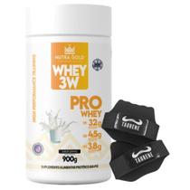 Nutra Whey Pro 3w Leitinho 900g Luva - Nutra Gold