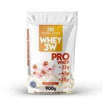 NUTRA WHEY PRO - MORANGO - 900g - SACHÊ