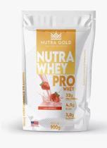 Nutra Whey Pro (SACHE) Morango 900g - Nutragold Nutra Whey Pro (SACHE) Morango 900g - Nutragold