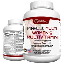 Nutracêuticos multivitamínicos híbridos MiracleMulti Women 60 cápsulas