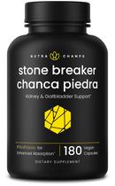 NutraChamps Chanca Piedra Quebra-Pedra Suplemento de Suporte aos Rins e à Vesícula Biliar Suporte ao Trato Urinário e ao Equilíbrio de Oxalato de Cálcio com Folha de Urtiga e BioPerine NutraChamps Chanca Piedra Quebra-Pedra Suplemento de Suporte aos Rins e à Vesícula Biliar Suporte ao Trato Urinário e ao Equilíbrio de Oxalato de Cálcio com Folha de Urtiga e BioPerine