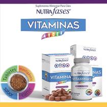 Nutrafases Vitaminas Suplemento Alimentar para Cães - 60 Tabletes