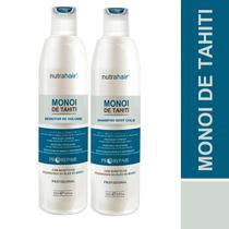 Nutrahair kit monoi de tahiti shampoo 500ml + redutor de volume 500ml