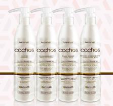 Nutrahair kit osmium cachos shampoo+mascara+gloss+finalizador 500ml