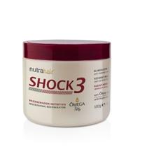 Nutrahair shock3 regenerador nutritivo omega 3/6 oleo de argan 500g
