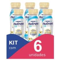 Nutren 1.5 200ml Baunilha - Kit com 6 unidades