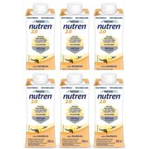 Nutren 2.0 baunilha 200ml - Kit com 6 unidades