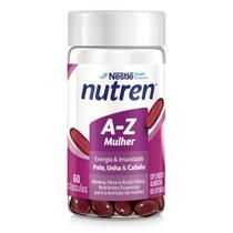 Nutren A-Z Mulher 60 Caps Softgel Cabelo pele unhas energia