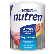 Nutren Active Morango Complemento Alimentar Lata com 400g