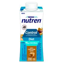 Nutren Control Diet com 15g de Proteínas Sabor Café com Leite 200ml