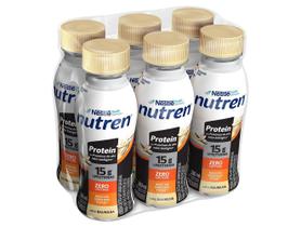 Nutren Protein Sabor Baunilha 15g de Proteína Leve Mais por Menos Com 6 Unidades 260ml Cada