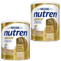 Nutren Senior 370g Suplemento Em Pó Nestlé Carboidratos - Kit c/2 latas (Escolha o sabor)