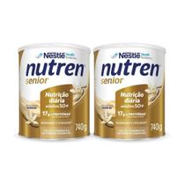 Nutren Senior Baunilha 740g, Kit 2 latas, Nestlé